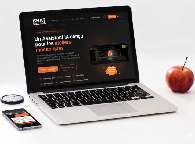 Création et maintenance continue d'une application web d'assistant IA conçue pour les ateliers de mécanique.