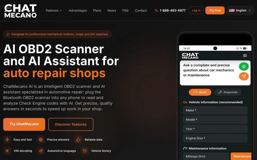 Projet web ChatMecano IA - LaFirme Agence Web